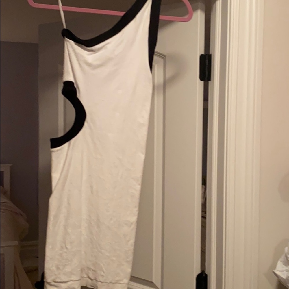 One shoulder dress
